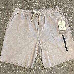 Vuori Light Gray Athletic Shorts